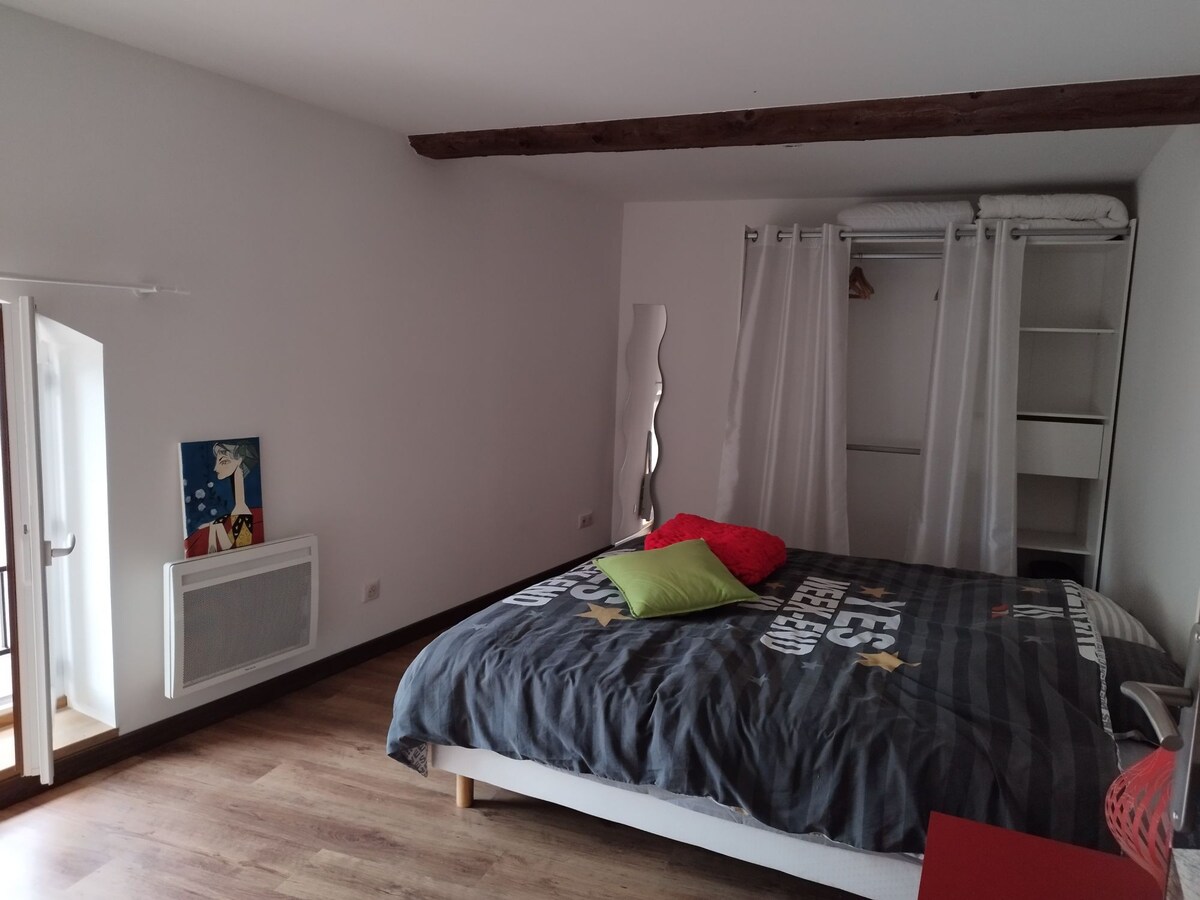 Chambre 2 pers dans maison en Haut Beaujolais