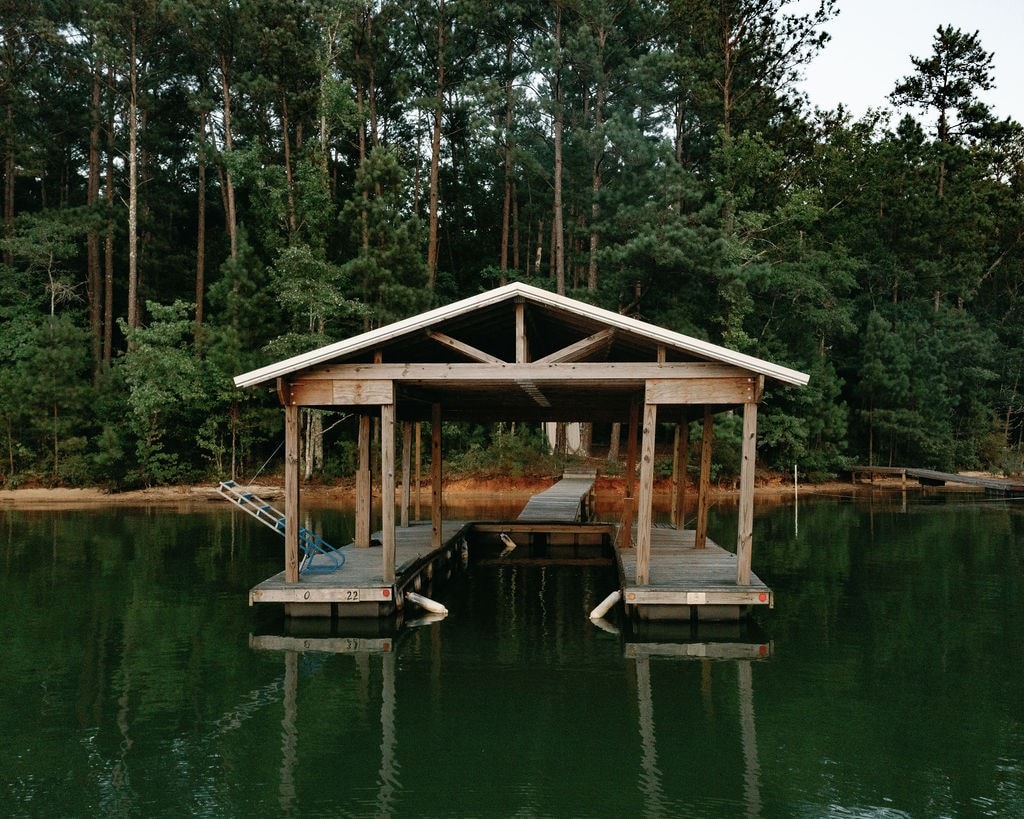 Spacious A-Frame cabin w/ private dock on the lake