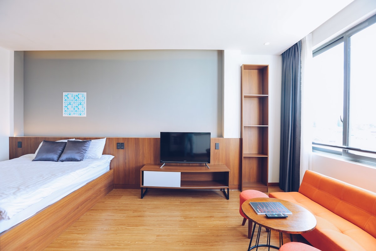 TTR单间公寓公寓酒店-豪华标准双人床单间公寓
