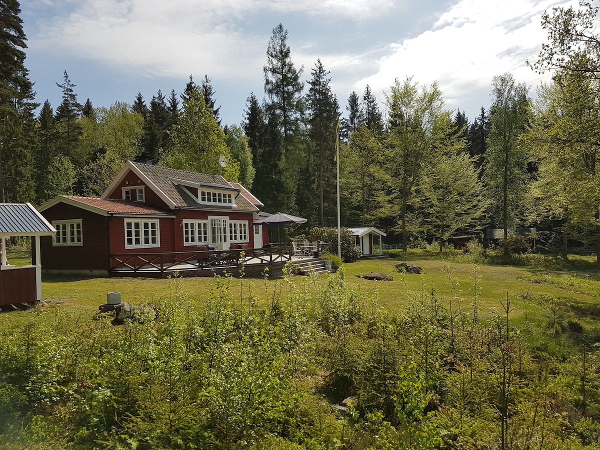 Sommarhus/Summerhouse ，步行5分钟即可到达维肯湖（ Lake Viken ）