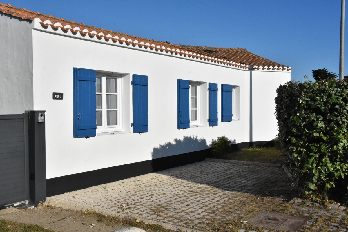 Maison bord de mer de 6 pers entre plage et bourg