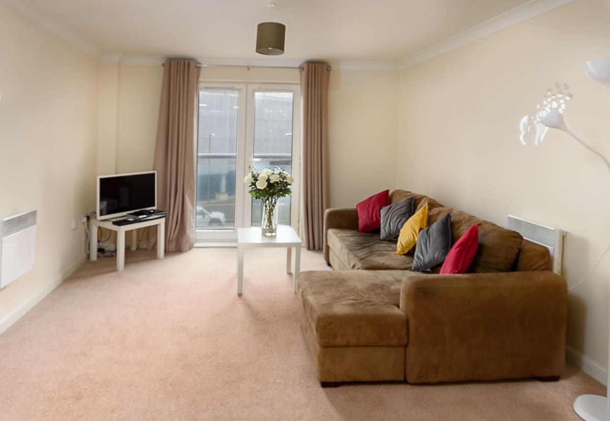 Abodebed 1 bed Apt Town Centre - Sleeps 2 to 4