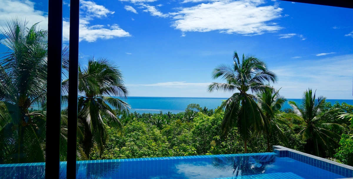 Beautiful tropical Sea View Pool Villa Seren + car