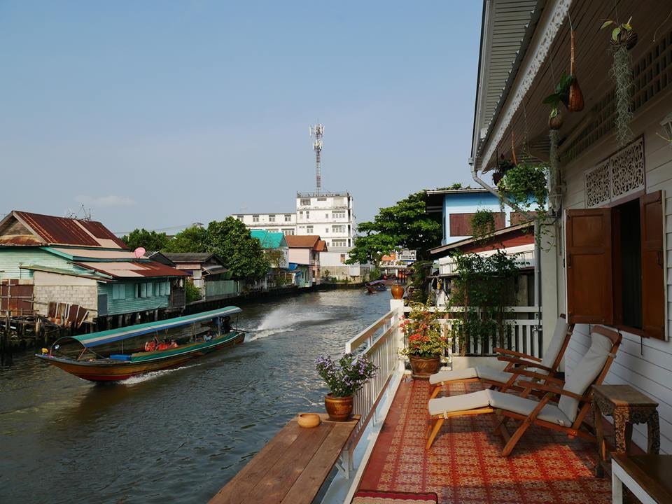 曼谷Mon运河畔整栋房