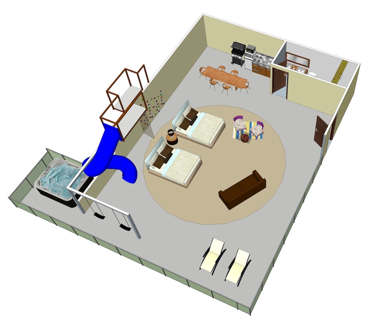 Chira Glamping -以家庭为主题的蒙特维德帐篷