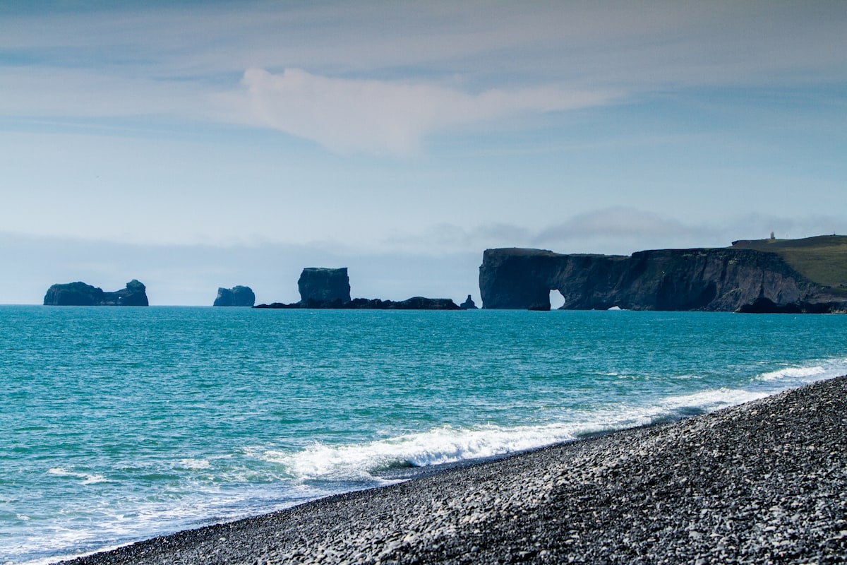 Reynisfjara/海滩的乡村小屋