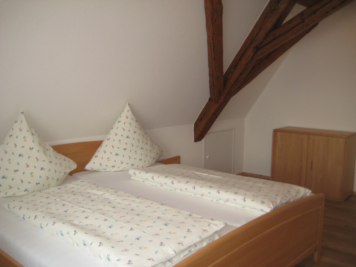 Haus Gartentraum (Sommerhausen), Appartement Fliederblüte(50qm) mit WLAN und Waschmaschine