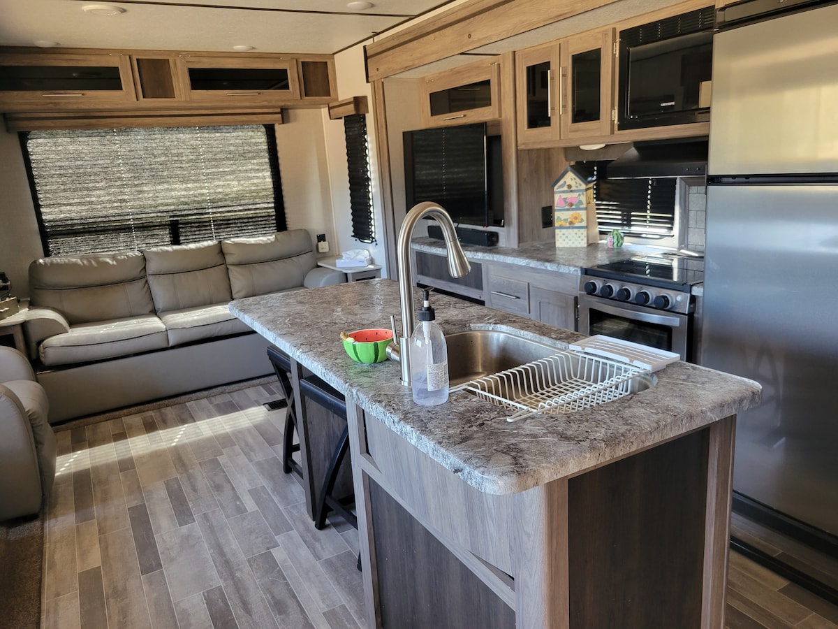 Enjoy a luxury RV without having to haul one!