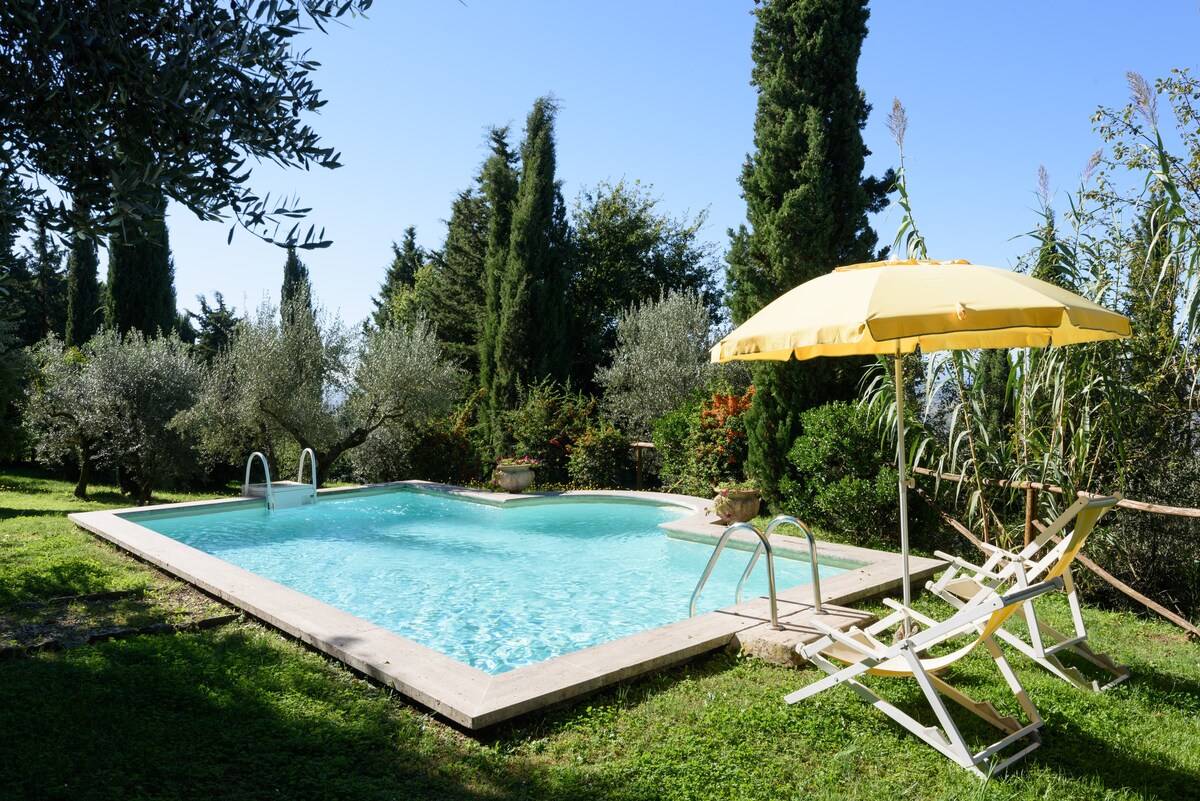 Serenella别墅，可睡2人，泳池靠近科尔托纳（ Cortona ）