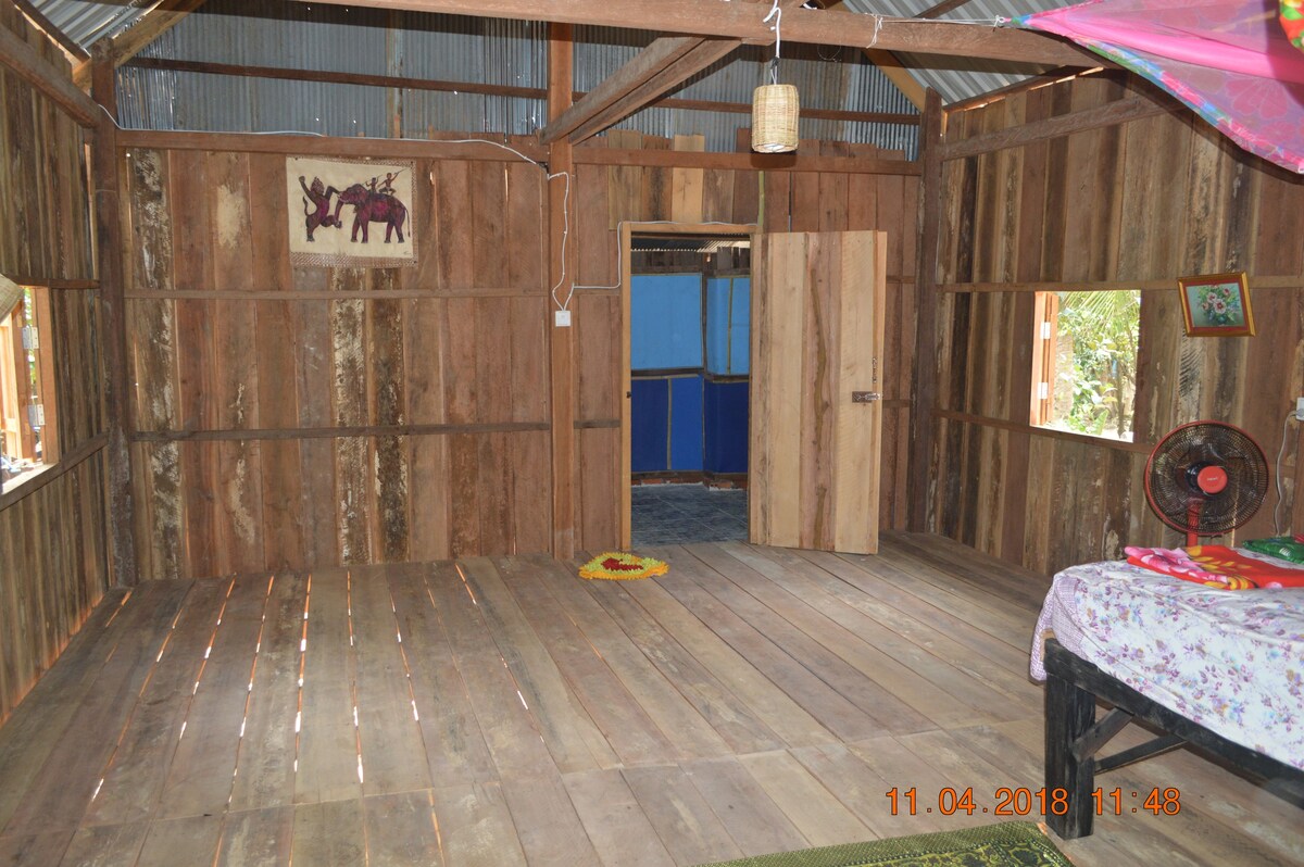 Sok Phen传统民宿新房，带空调