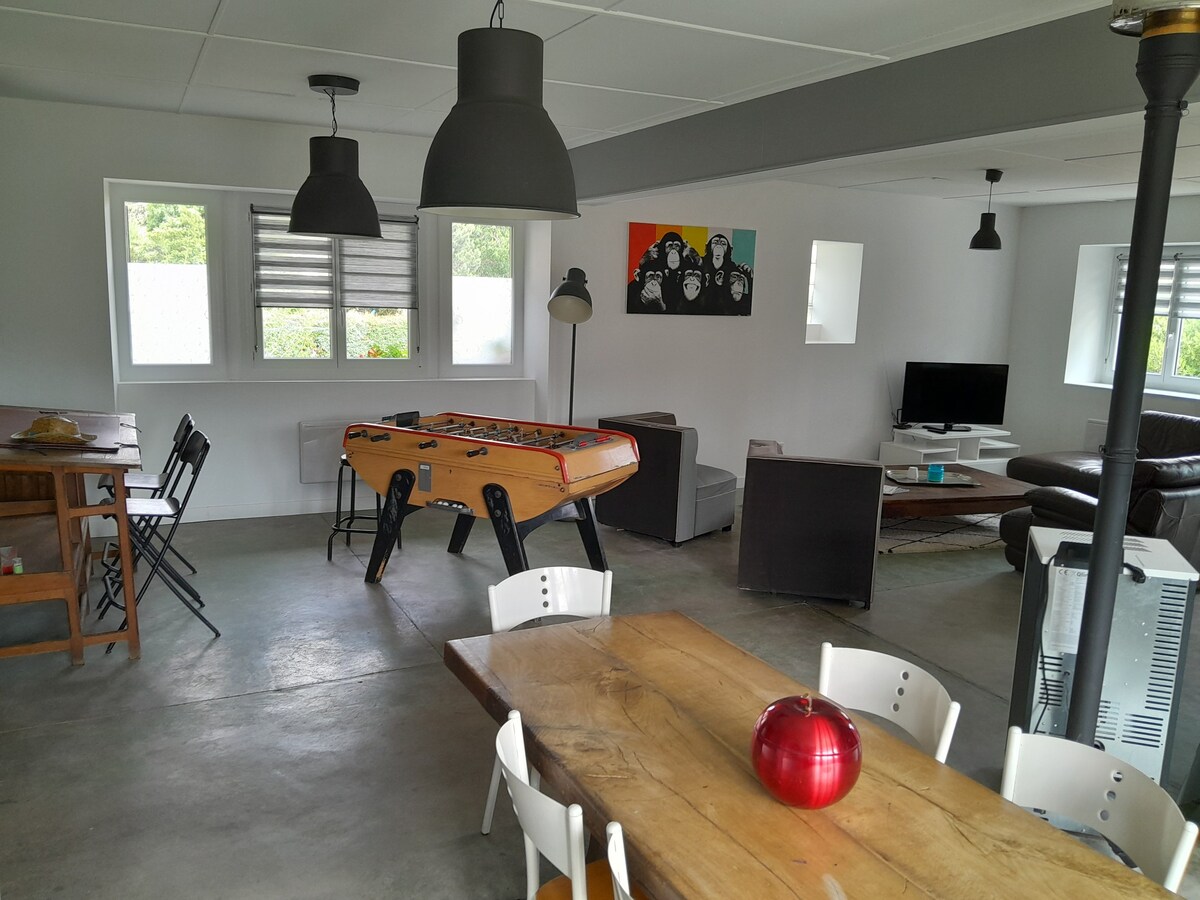 Loft 120m² dominant la ville.