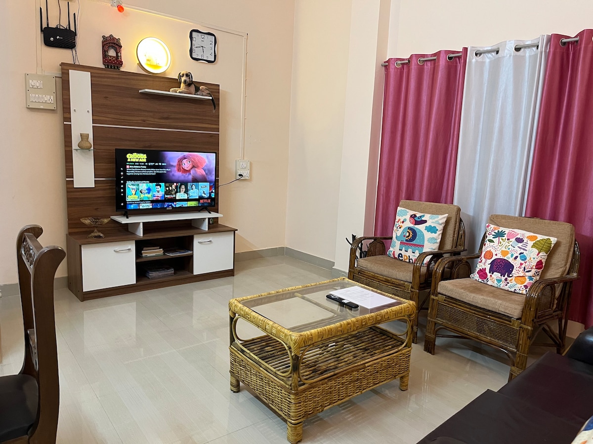 2BHK Vibgyor Cheerful & Fully Private AC Home