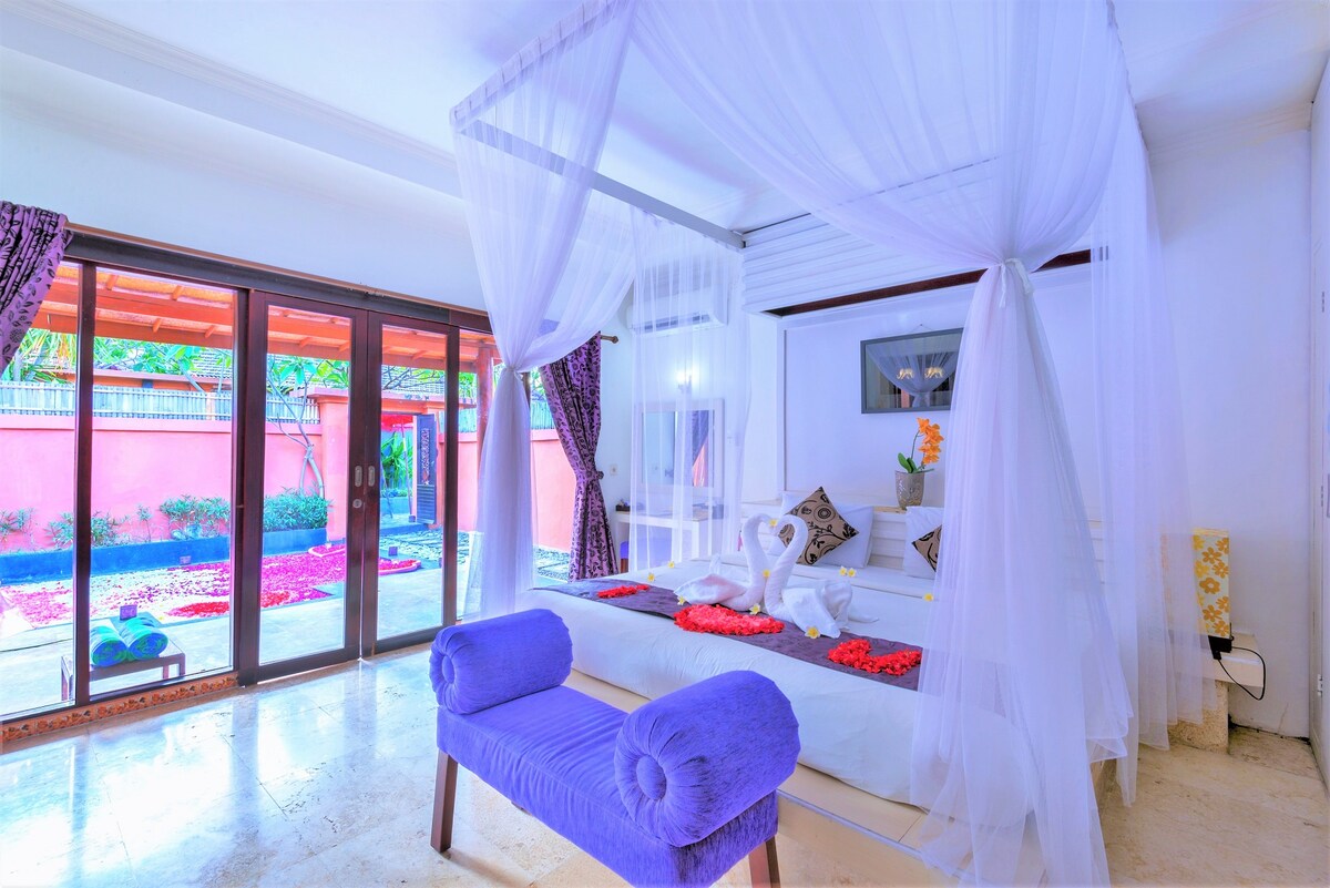 One Bed Room Private Pool Villa at Kuta Bali .