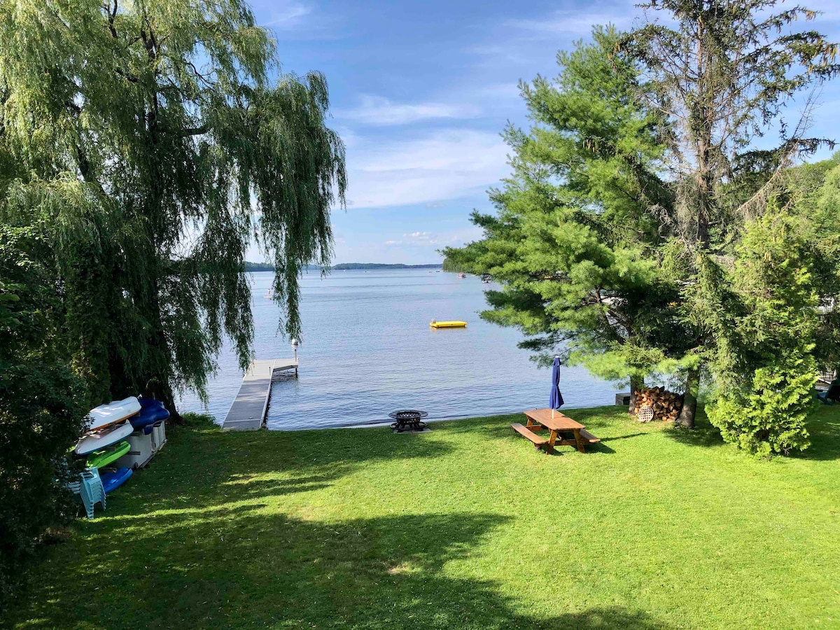 Lakefront Home, Sandy Beach, Belgrade Lakes Maine