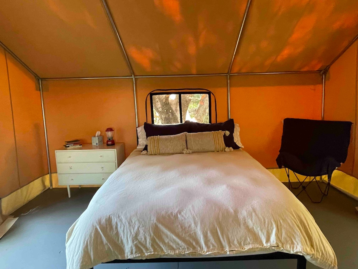 The Lost Butte glamping tent