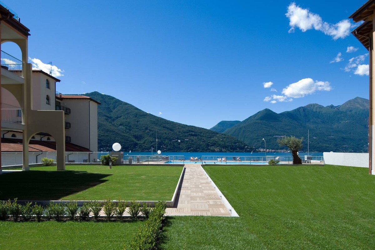 意大利湖泊3卧室出租（带泳池）