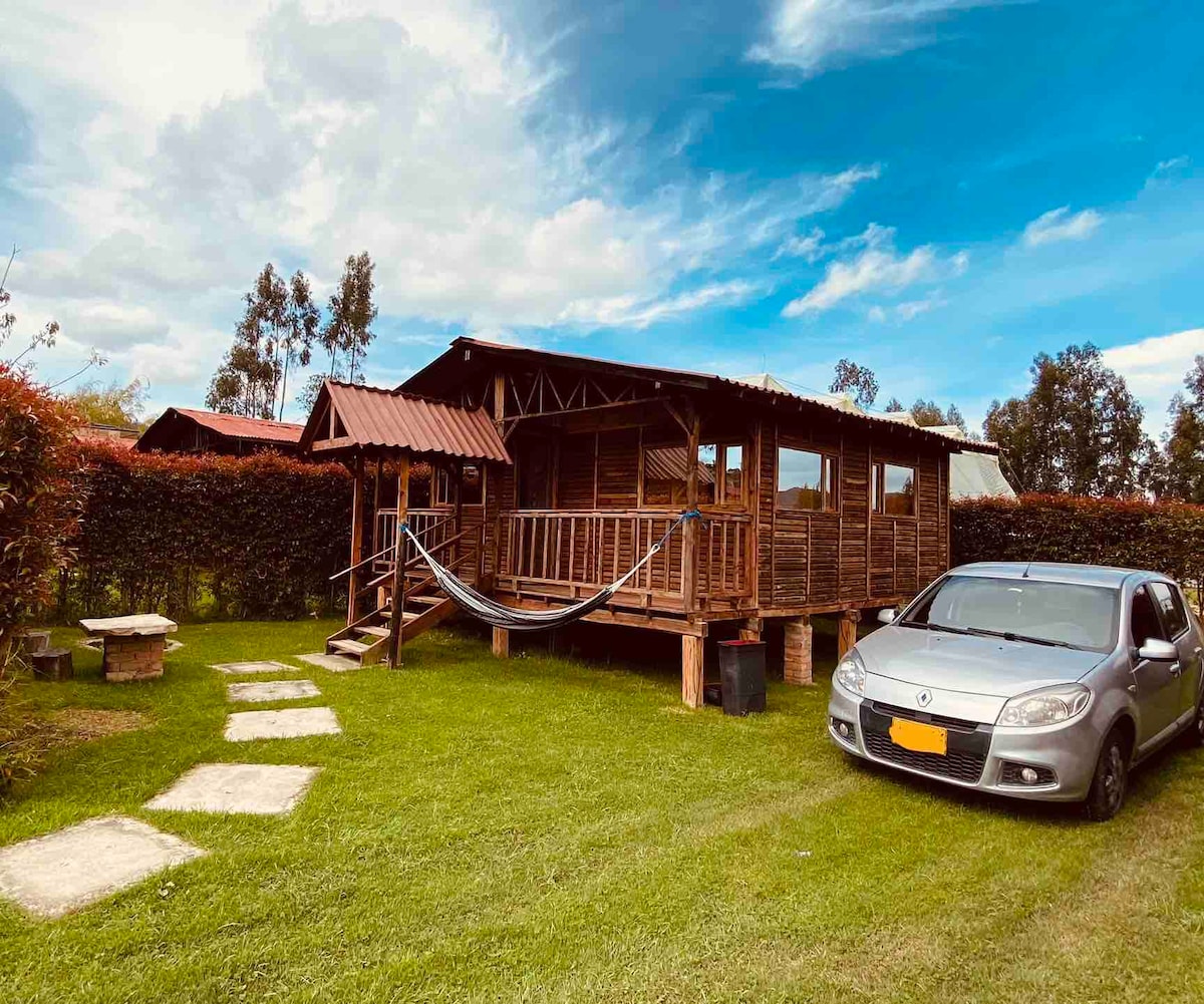 Cabañas de parejas en Suesca, a 1 hora de Bogotá.