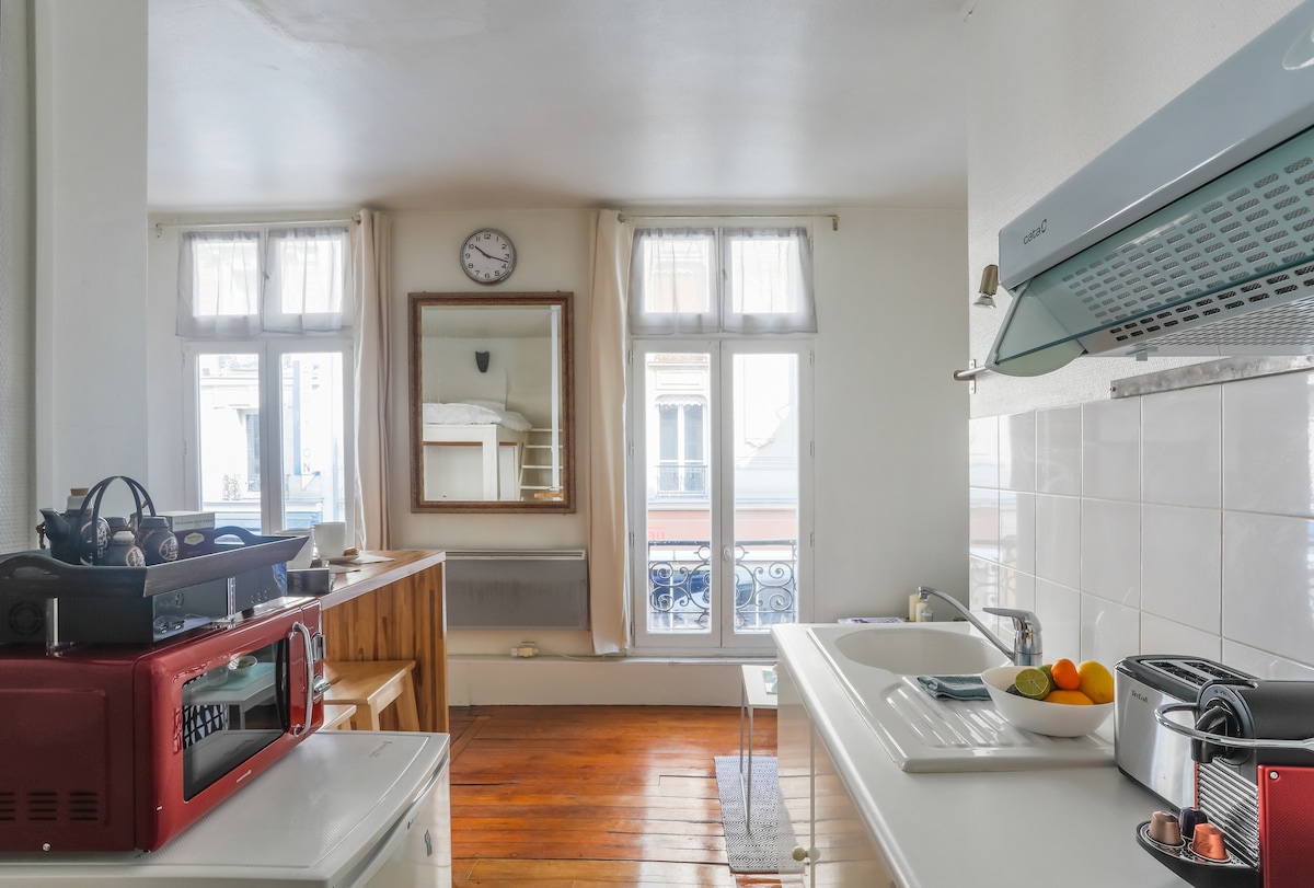舒适的单间公寓-蒙帕纳斯/巴黎中心