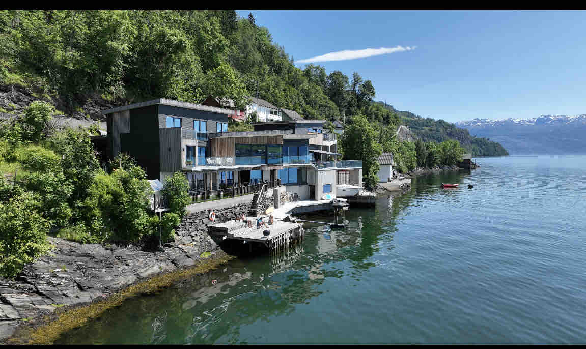 全景度假村Hardangerfjord - sauna和船只