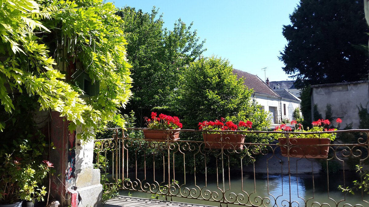 2 chambres:Jardin+château (Petit-déjeuners inclus)