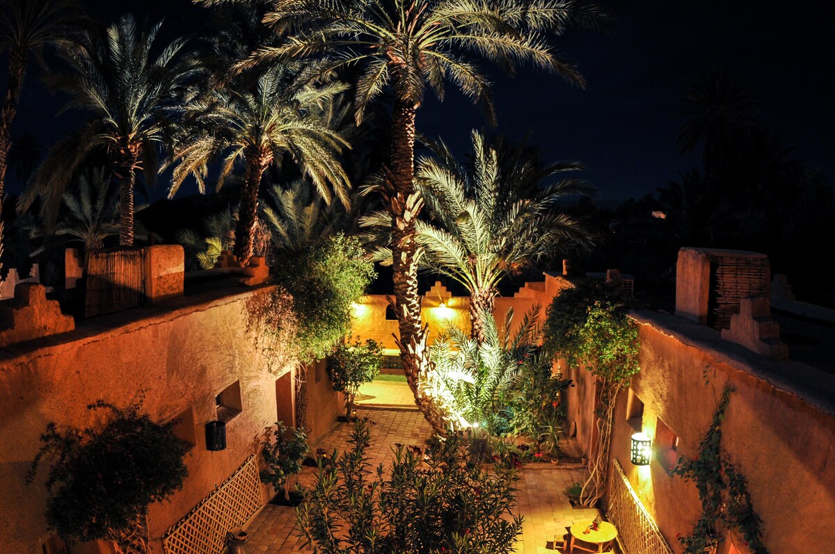 An authentic, traditional Riad in the Drâa oasis