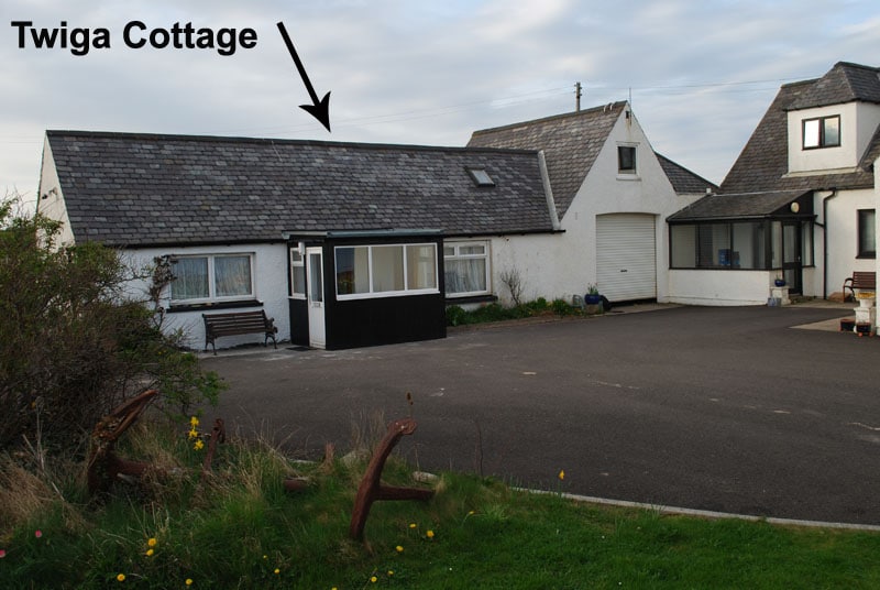 沙滩边的Twiga Cottage ， Carnoustie