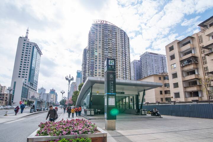 看海鸥 早定特惠【麋鹿1】穿心鼓楼地铁站 近恒隆广场 近红会医院 近