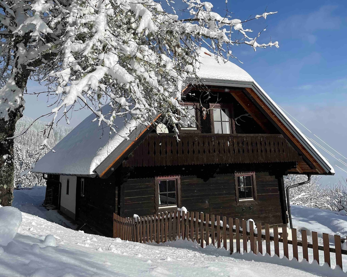 Almhaus in Einzellage mit Panorama