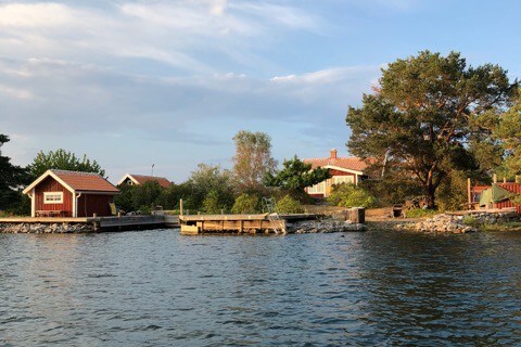位于Västervik群岛的私人岛屿