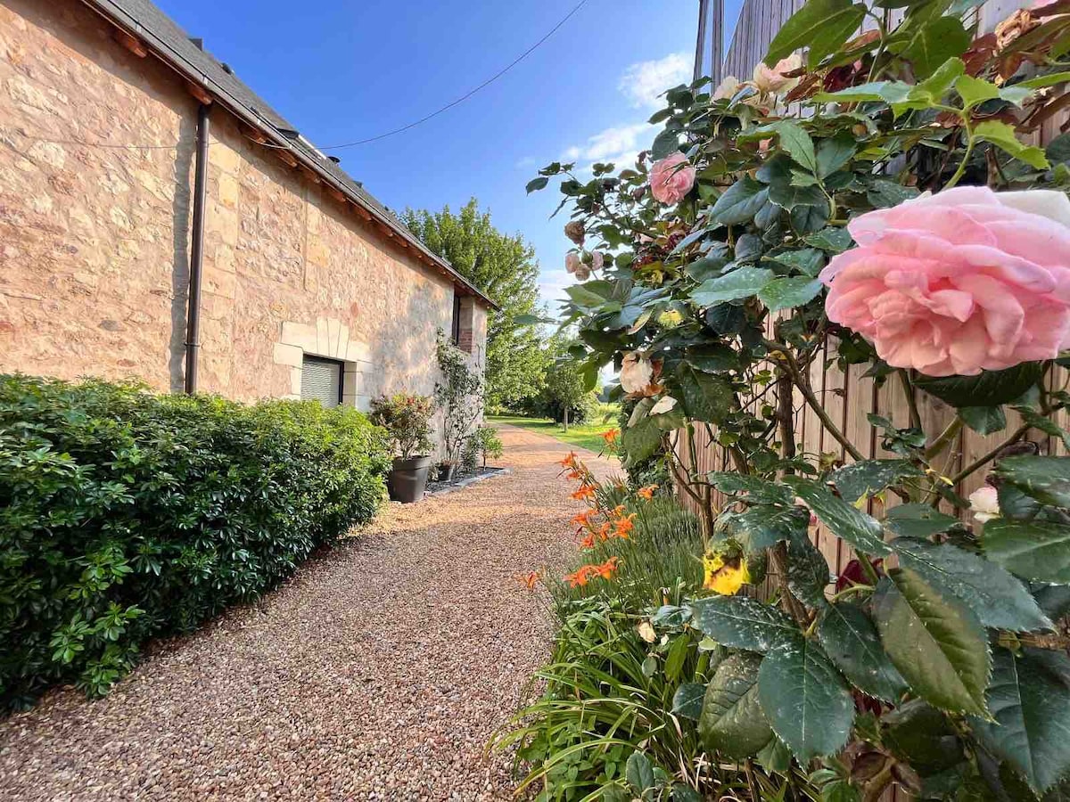 Maison rénovée dans corps de ferme