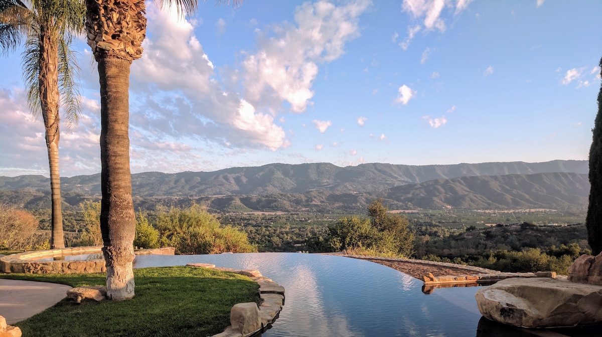 占地40英亩的Ojai Vineyard Estate