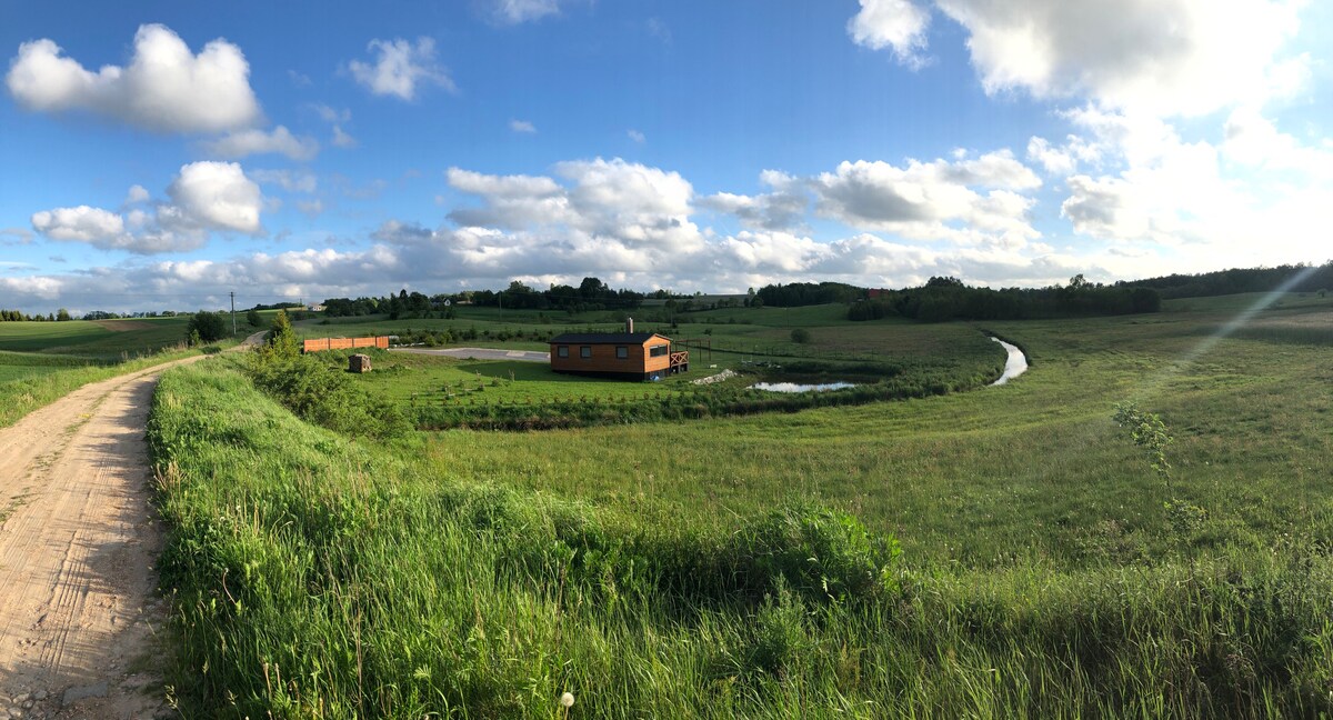 Domek letniskowy na Kaszubach. Połęczyno