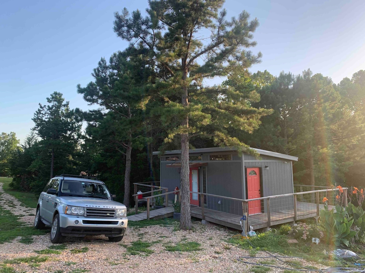 The Ridge Adventure Center hot tub sunset & stars