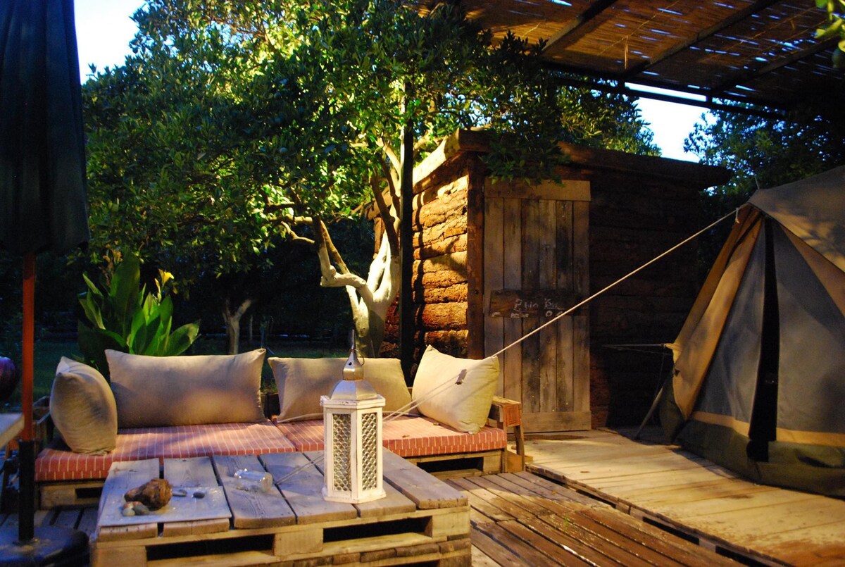 Campo Portakal, Eco Glamping in Bell Tent, Cirali