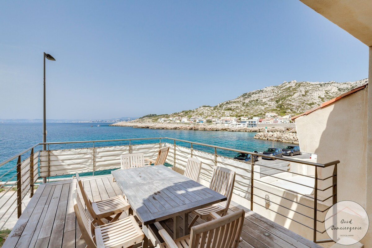 Maison de caractère vue mer aux goudes