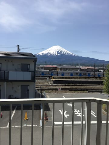 富士河口湖的民宿