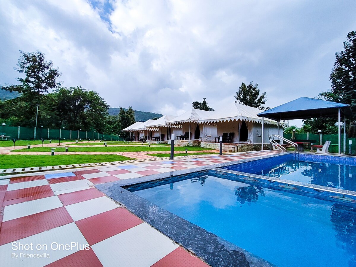 Padmaa Farms Delighted Full 5  Tent Stay With Pool