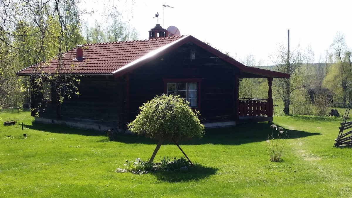 乡村小屋，靠近Dalarna的Siljan