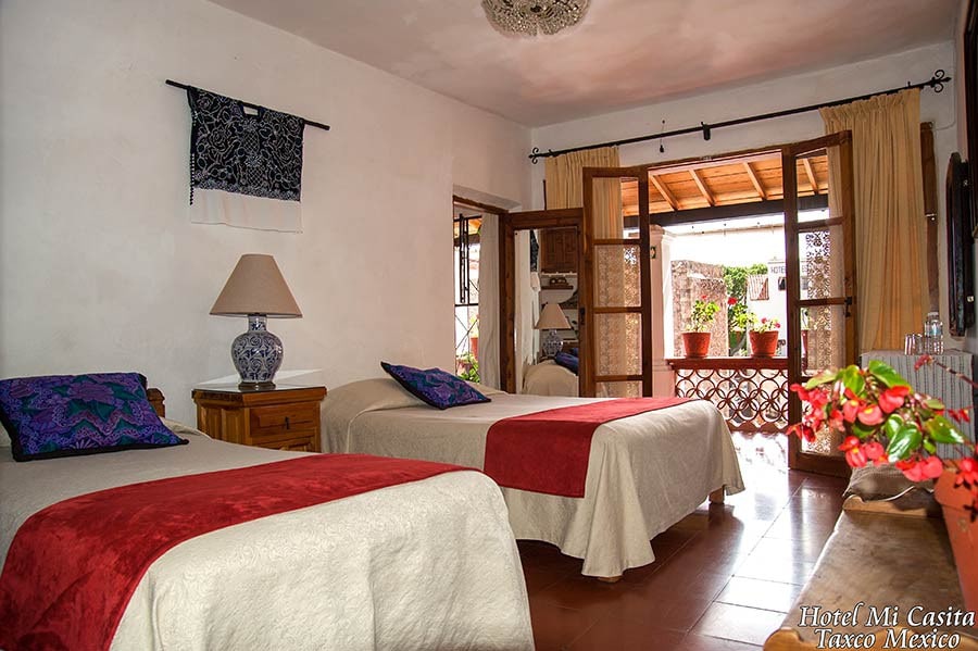 我的房间位于墨西哥Taxco市中心的Mi Casita