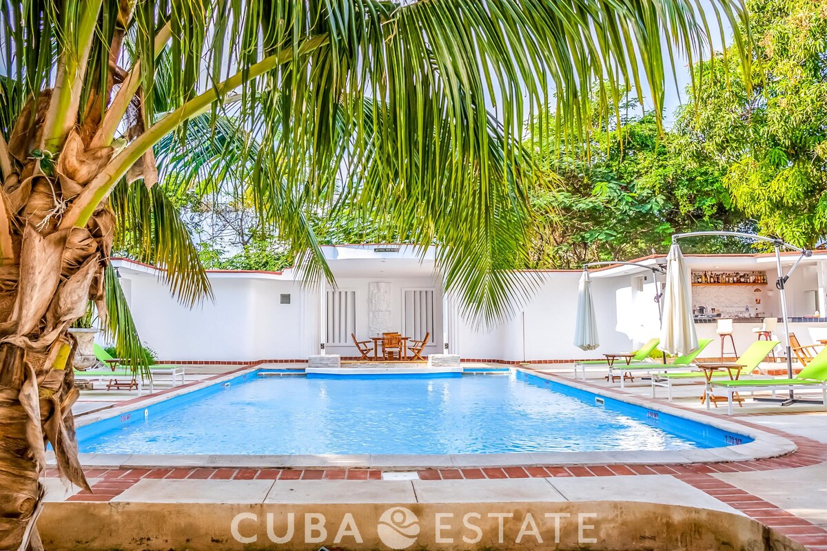 哈瓦那米拉马尔最好的豪华别墅，带泳池