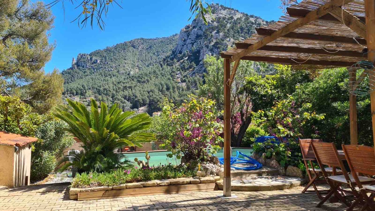 Villa avec piscine privée et vue Mont Faron