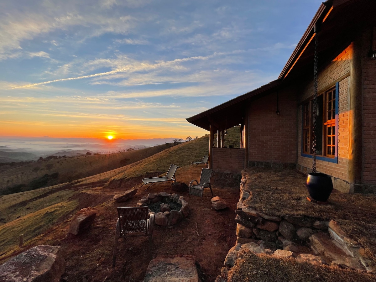 🌳⛰️🌄Chalé | Olivais Santa Clara Lodge | Sul de Minas