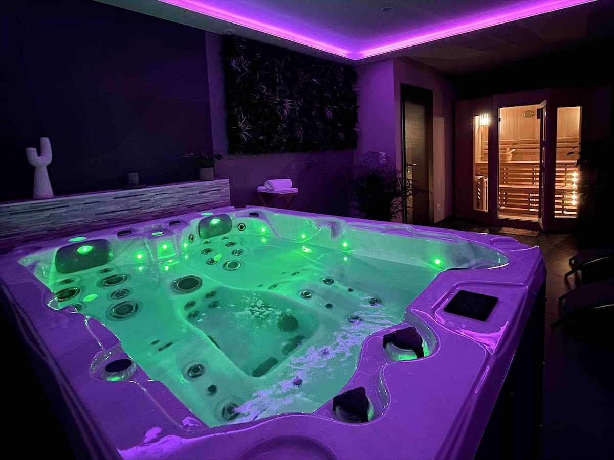 Olympia / jacuzzi haut de gamme et sauna privatif