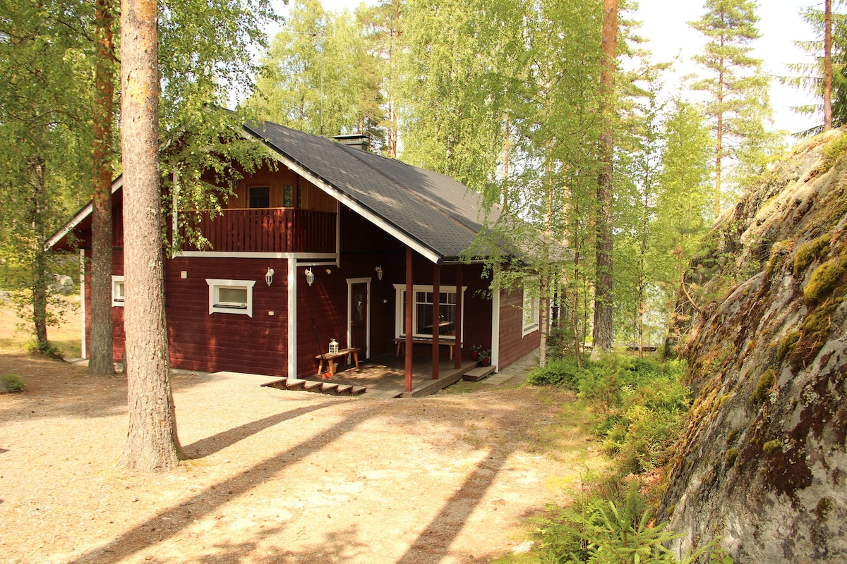 Huvikalliola别墅，可供6 +6人入住， Saimaa湖，免费无线网络