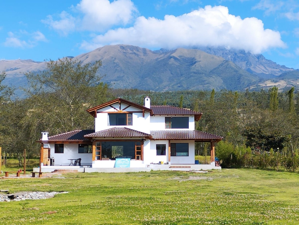 Casa de campo para compartir.