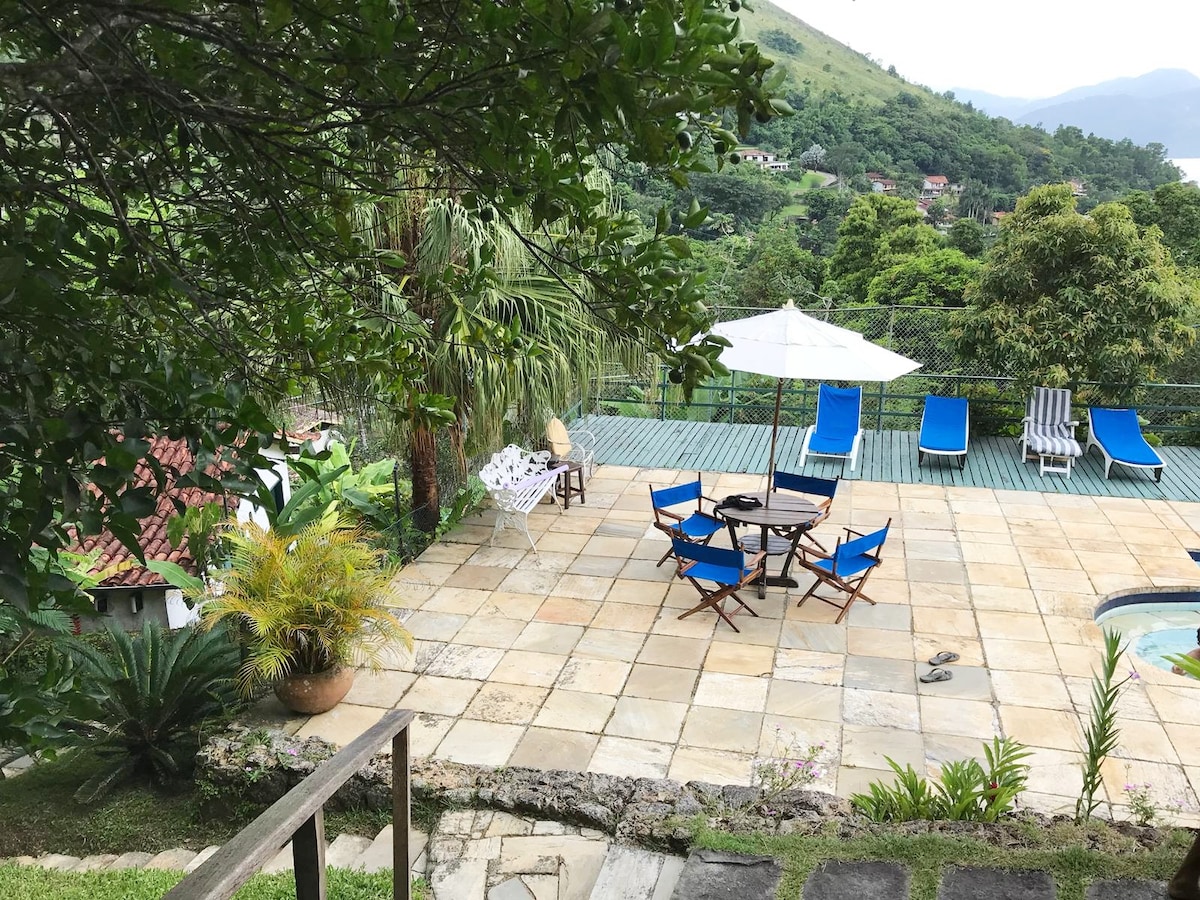 Angra Portogalo Magnificent House ，带泳池和Vistan ！