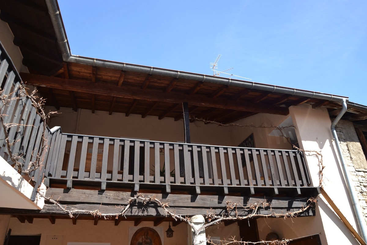 典型的房子，位于Meride "Al Punt da Gian"