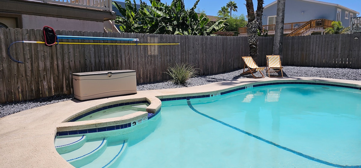 House w/ Private, Heated Pool, 200 Steps to Beach