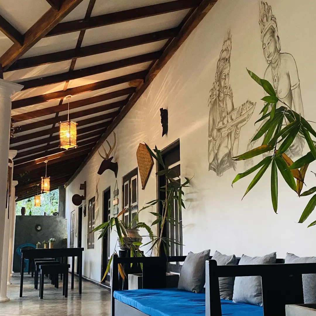 The Courtyard Villa SigiriyaTriple房间，带空调