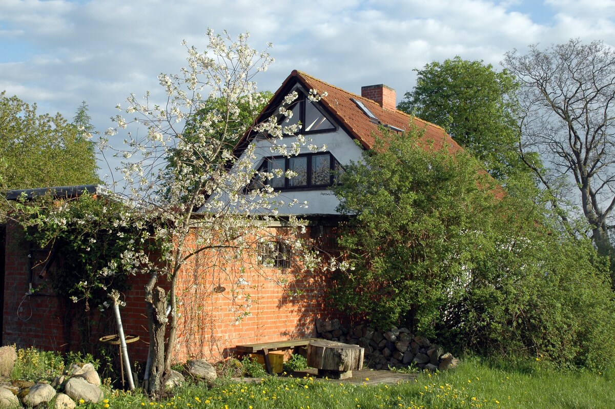 Schönes Haus und schöner Garten